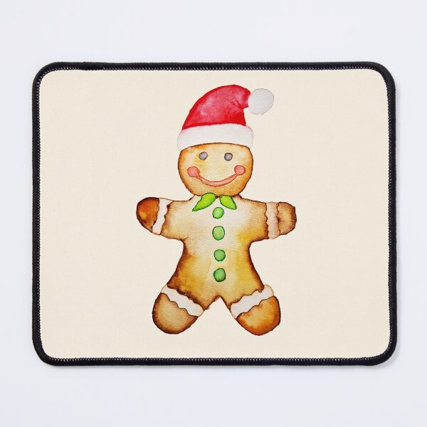 Item preview, gingerbread, biscuit, Christmas, Cheerful Gingerbread Man designed and sold by AestheticsTime.