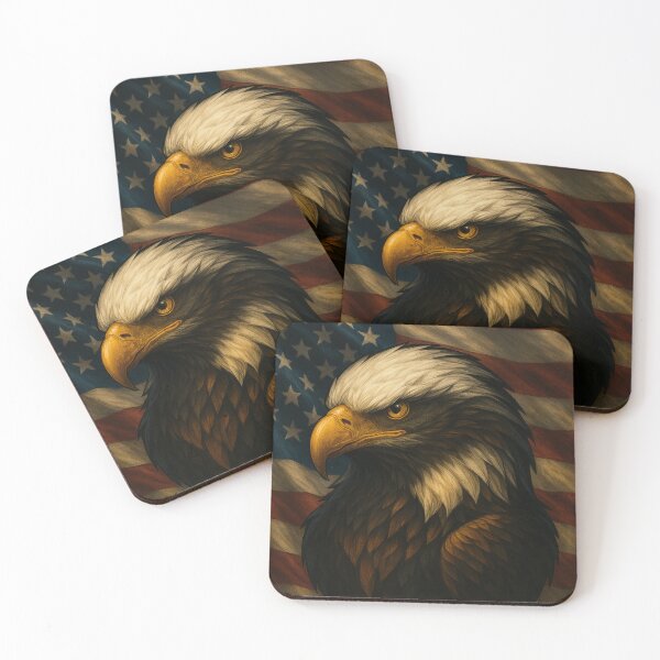 Item preview, Power Eagle Streetwear Emblem Patriotic Animal Art designed and sold by Eric’s Creative Corner.