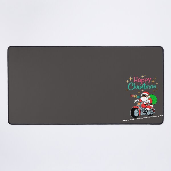 Item preview, Happy Christmas Santa on Motorcycle Animated hohoho designed and sold by PrimaBrandLTD.