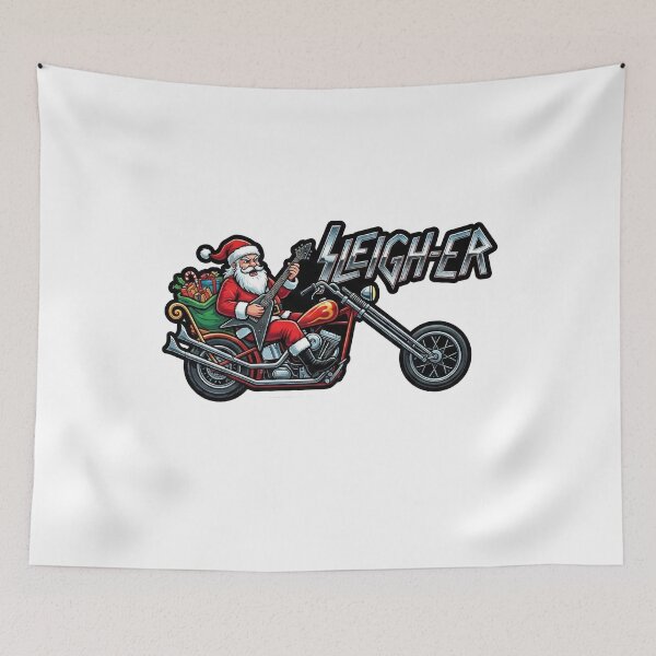 Item preview, Sleigher Heavy Metal Santa Chopper designed and sold by k3rstman1.