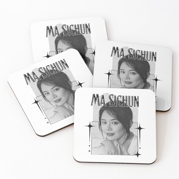 Item preview, Ma Sichun (马思纯) Chinese Actress Art Chinese Celebrity IllustrationScrapbook Collage Cozy Y2K Vintage Design designed and sold by HELL0WBELLO.