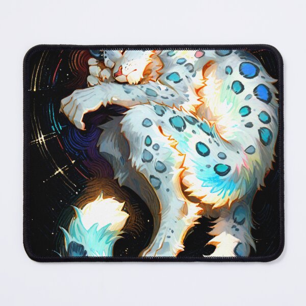 Item preview, Dreaming Celestial Snow Leopard Sleeping designed and sold by Finmm.
