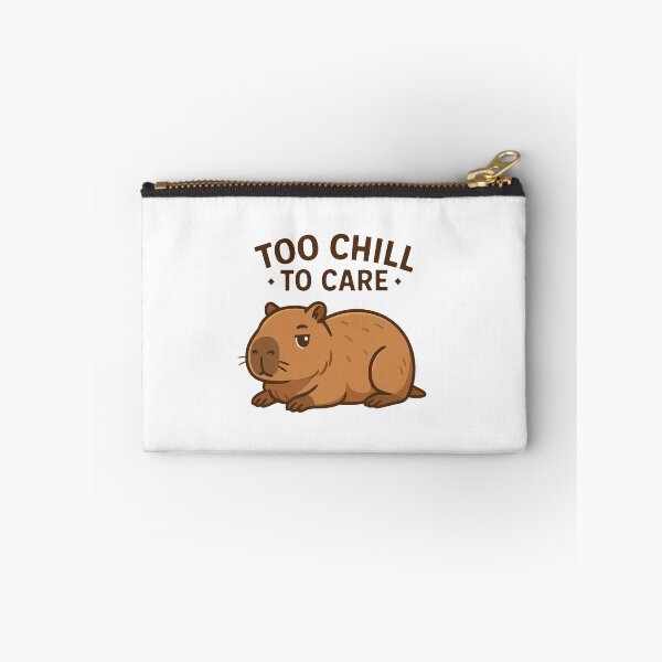 Item preview, Capybara Too Chill to Care – Relaxed Capybara  designed and sold by RetroPop23.