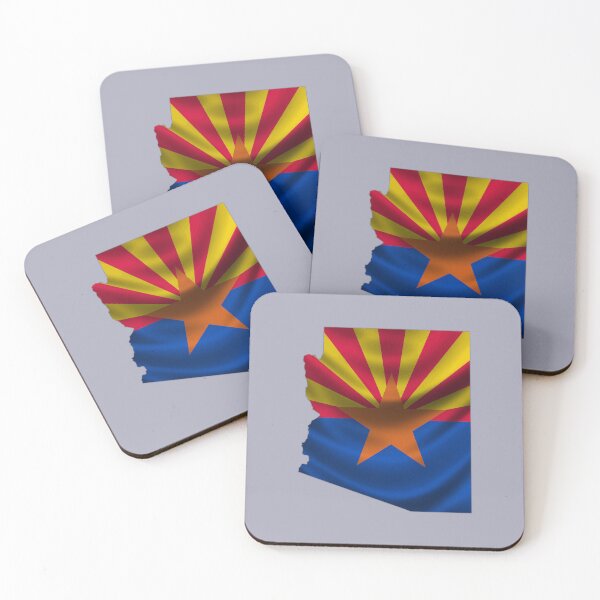 Item preview, Arizona Flag Sunset Star – State Outline Pride T-Shirt designed and sold by mashmosh.