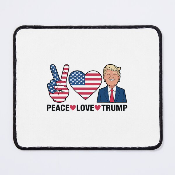 Item preview, Womens Peace love Donald trump cute America vote election 2020 designed and sold by GamtosMintys.
