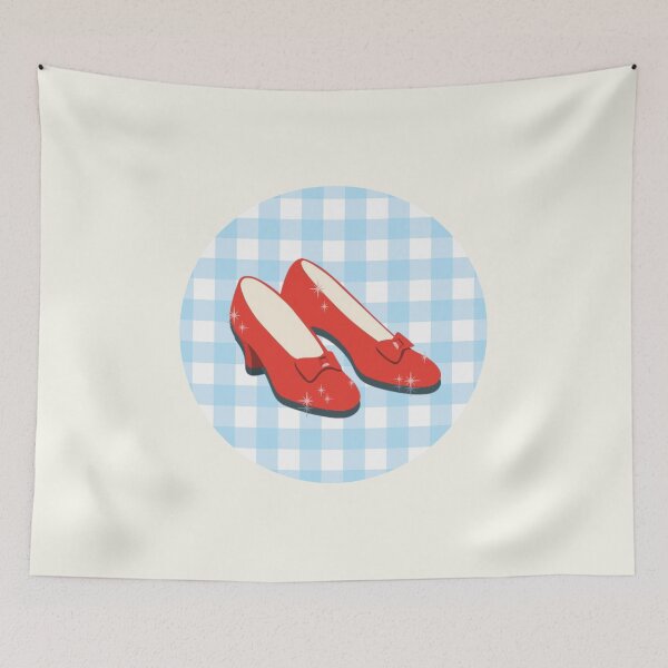 Item preview, Red Heels on Gingham Background designed and sold by peachkeen88.