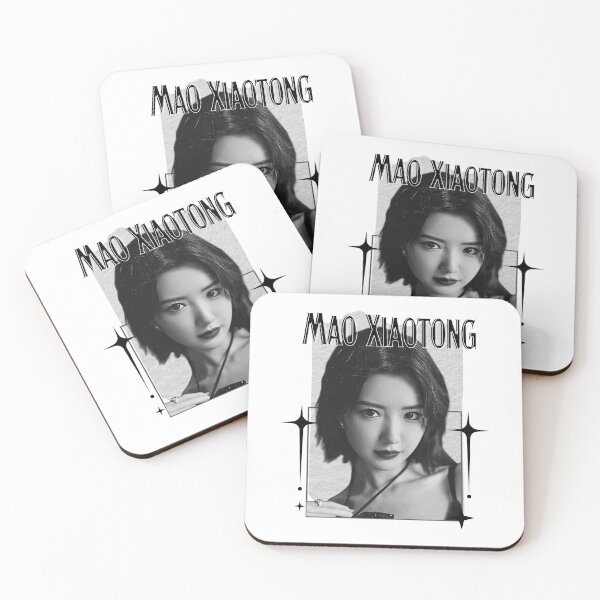 Item preview, Mao Xiaotong (毛晓彤) Chinese Actress Art Chinese Celebrity IllustrationScrapbook Collage Cozy Y2K Vintage Design designed and sold by HELL0WBELLO.