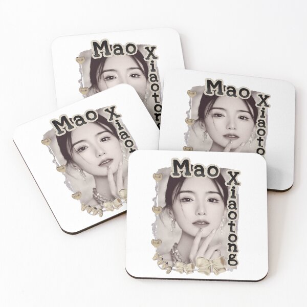 Item preview, Mao Xiaotong (毛晓彤) Chinese Actress Art Chinese Celebrity Illustration Scrapbook Collage Cozy Y2K Vintage Design designed and sold by HELL0WBELLO.