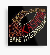 Led Zeppelin - Songs Metal Print