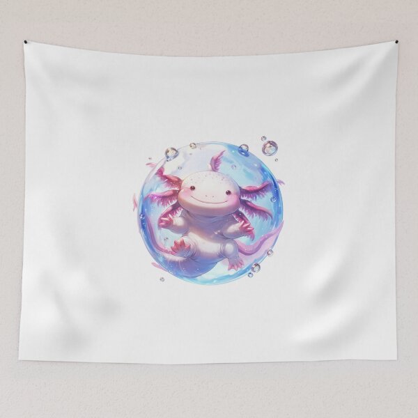 Item preview, Cute happy axolotl designed and sold by SMARTKIT  DESIGNAGENCY.