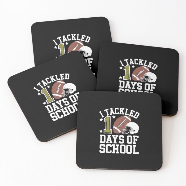 Item preview, I Tackled 100 Days Of School Football Lover Player Boy Kid designed and sold by LKappa3Faber.