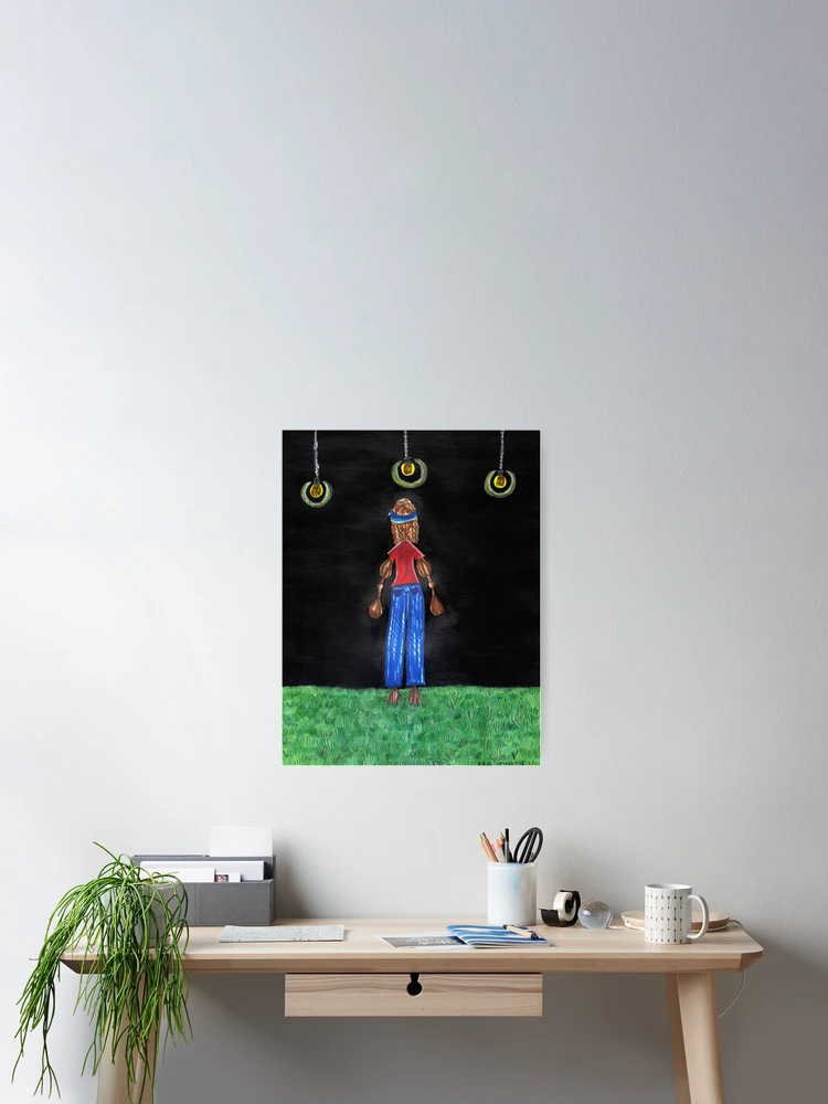 Thumbnail 2 of 3, Poster, I Cannot See designed and sold by Rohvanah The Drawn Doll.