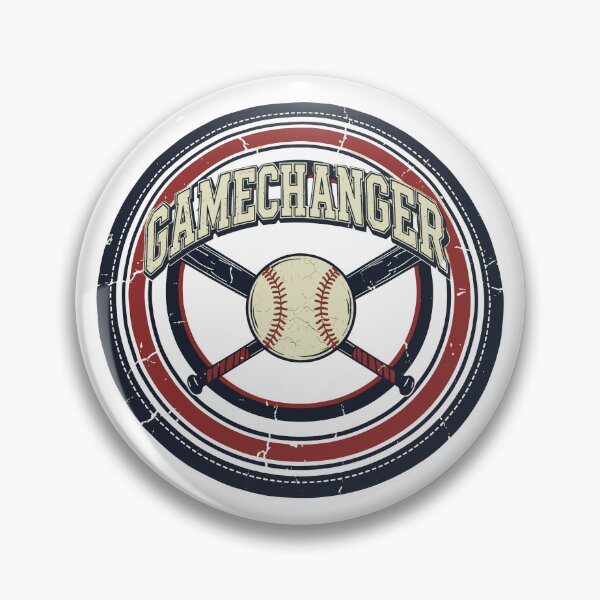 Item preview, GAMECHANGER Vintage Baseball Logo Design - Classic Sport Motivational Tee designed and sold by SplashPixel.