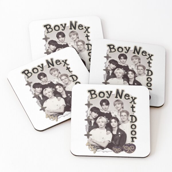 Item preview, BoyNextDoor Kpop Boy group Celebrity Illustration korean pop art Scrapbook Collage Cozy Y2K Vintage Design designed and sold by HELL0WBELLO.