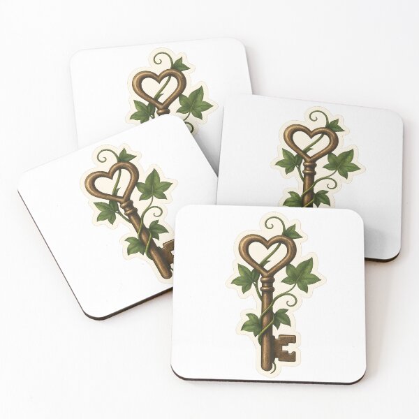 Item preview, Key of Nature – Heart and Ivy designed and sold by Yomere.