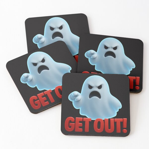 Item preview, Ghost Says GTFO designed and sold by DeadThingsShop.