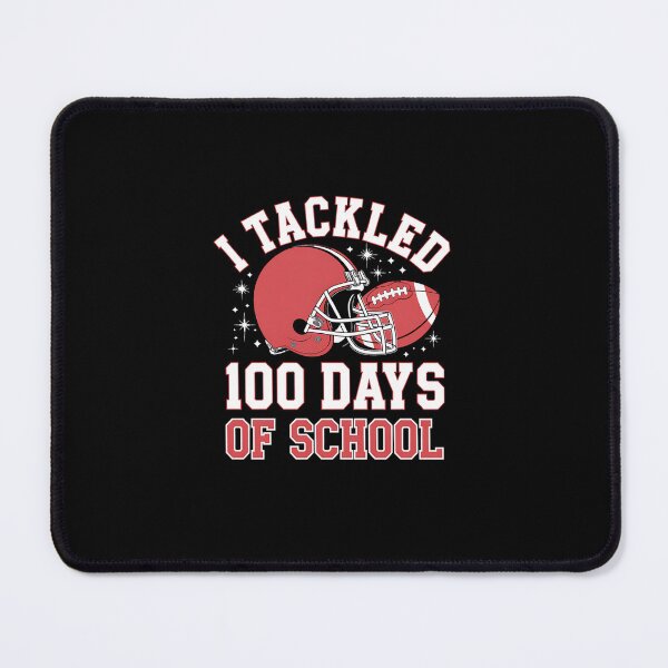 Item preview, I Tackled 100 Days Of School 100th Day football designed and sold by IhanVaanMaArt.