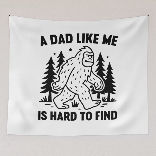 Item preview, A Dad Like Me Is Hard To Find Funny Bigfoot Sasquatch Father's Day Gifts  designed and sold by gunaone-design.