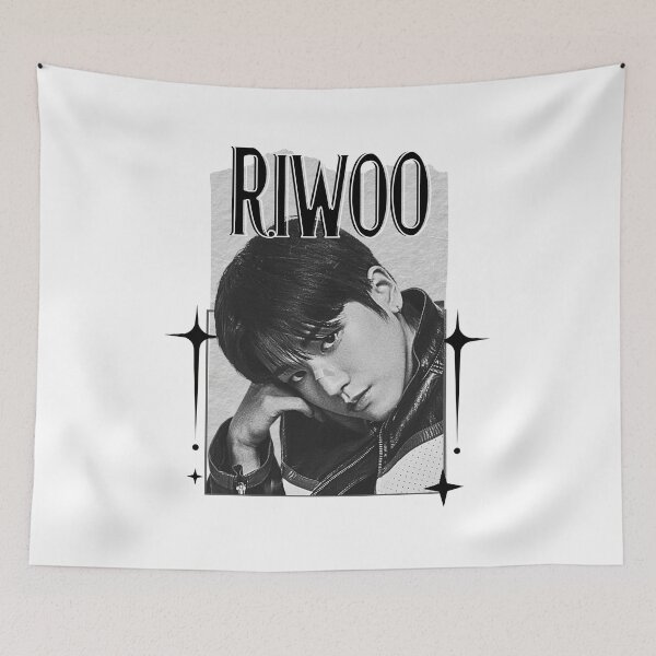 Item preview, BoyNextDoor Riwoo Kpop Boy group Scrapbook Collage Cozy Y2K Vintage Design designed and sold by HELL0WBELLO.