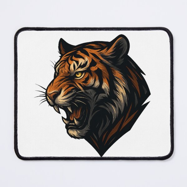 Item preview, Fierce Tiger Streetwear Emblem Power Animal Art designed and sold by Eric’s Creative Corner.