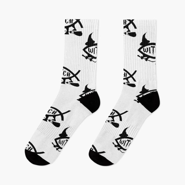Item preview, Funny Nerdy Witch Fish Symbol Fantasy Fan Skeptic Black Text designed and sold by MathWare MathClips.
