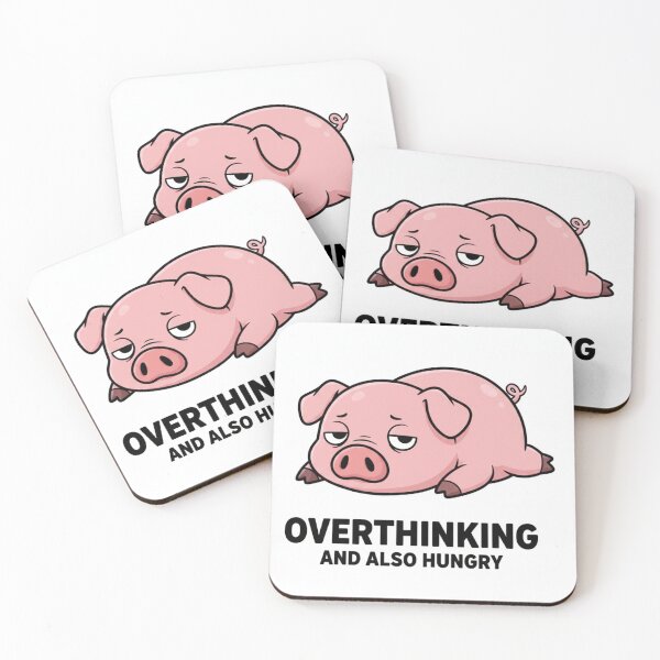 Item preview, Pig sleeping sleep cute kawaii funny not today monday lazy overthinking hungry designed and sold by CheeseBlueprint.