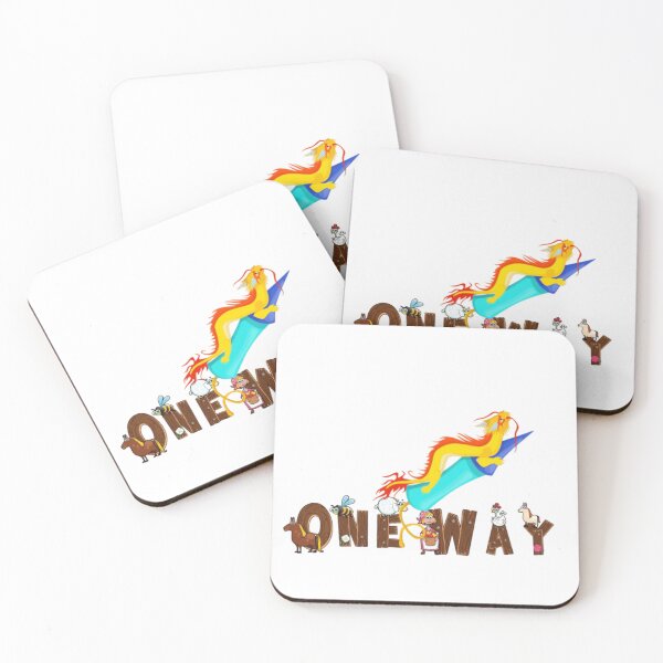 Item preview, ONE WAY - Missile Launch and Determined Focus Typography designed and sold by Dragon's Ascent.