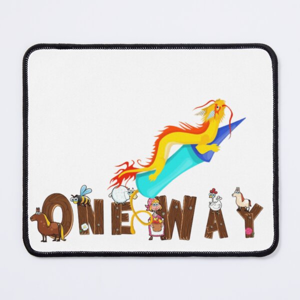 Item preview, ONE WAY - Missile Launch and Determined Focus Typography designed and sold by Dragon's Ascent.
