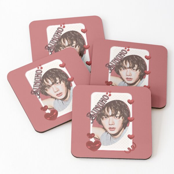 Item preview, BoyNextDoor Sungho Kpop Boy group digital art korean pop art Red Aesthetic Collage Design designed and sold by AJUNICE STUDIO.