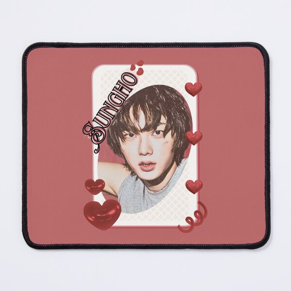 Item preview, BoyNextDoor Sungho Kpop Boy group digital art korean pop art Red Aesthetic Collage Design designed and sold by AJUNICE STUDIO.