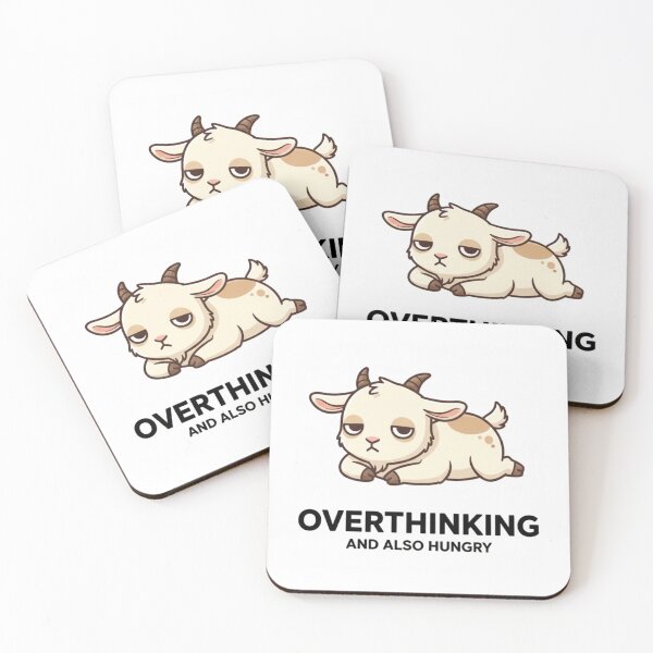 Item preview, Goat sleeping sleep cute kawaii funny not today monday lazy overthinking hungry designed and sold by CheeseBlueprint.