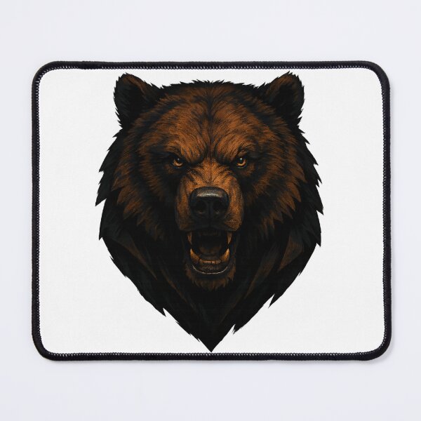 Item preview, Brutal Bear Streetwear Emblem Power Animal Art designed and sold by Eric’s Creative Corner.