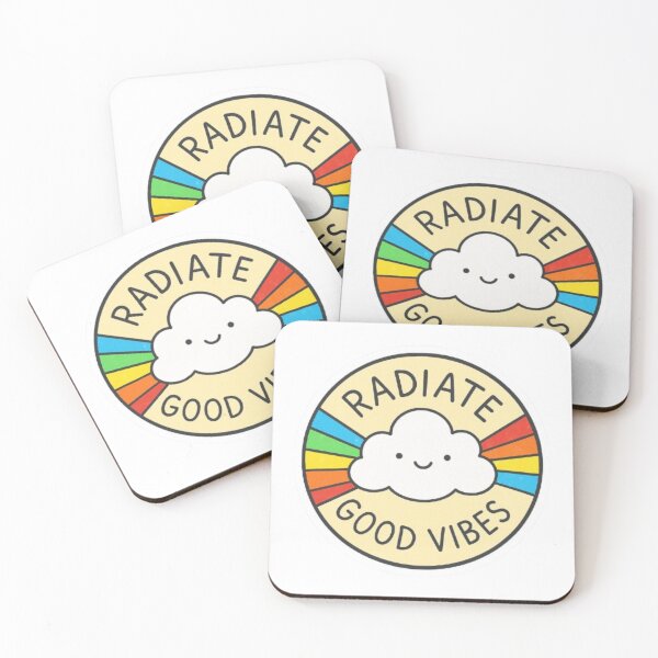 Item preview, Radiate Good Vibes Cute Cloud Sticker designed and sold by Ishashop123.