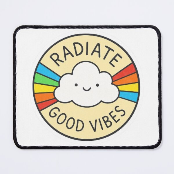 Item preview, Radiate Good Vibes Cute Cloud Sticker designed and sold by Ishashop123.