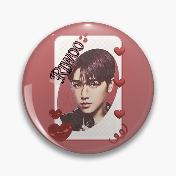 Item preview, BoyNextDoor Riwoo Kpop Boy group digital art korean pop art Red Aesthetic Collage Design designed and sold by AJUNICE STUDIO.