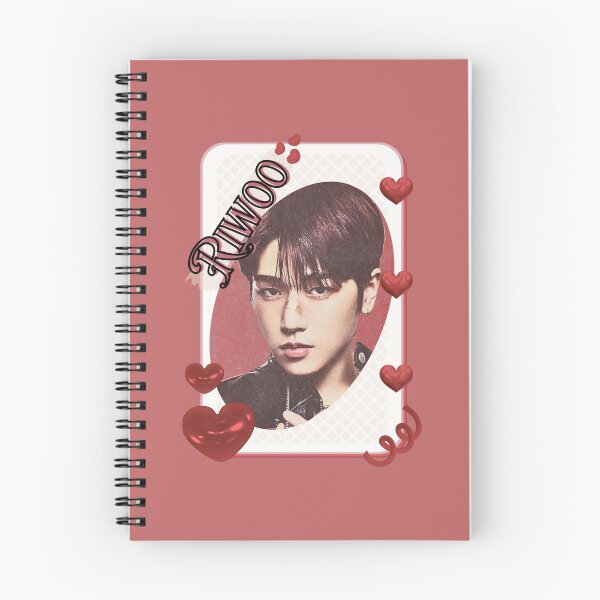 Item preview, BoyNextDoor Riwoo Kpop Boy group digital art korean pop art Red Aesthetic Collage Design designed and sold by AJUNICE STUDIO.