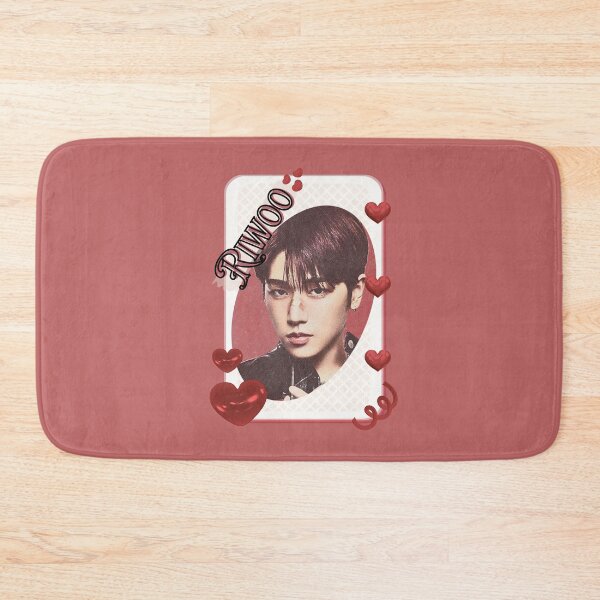 Item preview, BoyNextDoor Riwoo Kpop Boy group digital art korean pop art Red Aesthetic Collage Design designed and sold by AJUNICE STUDIO.