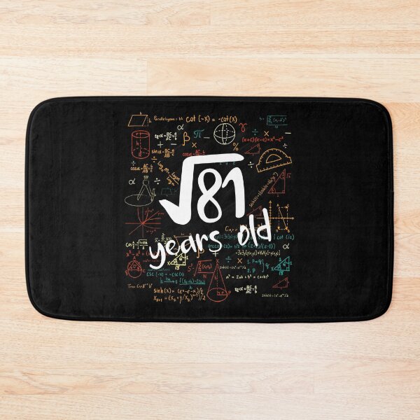 Item preview, Funny Math Square Root of 81 Ninth Birthday Design designed and sold by Nocturnal-Vines.