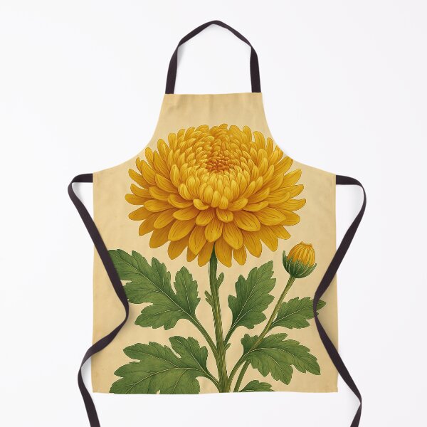Item preview, Vintage Chrysanthemum Botanical Print designed and sold by Then & Now Flora.