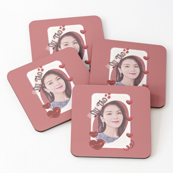 Item preview, Liu Tao (刘涛) Portrait Chinese Actress Art Chinese Celebrity Illustration portrait illustration Red Aesthetic Collage Design designed and sold by AJUNICE STUDIO.