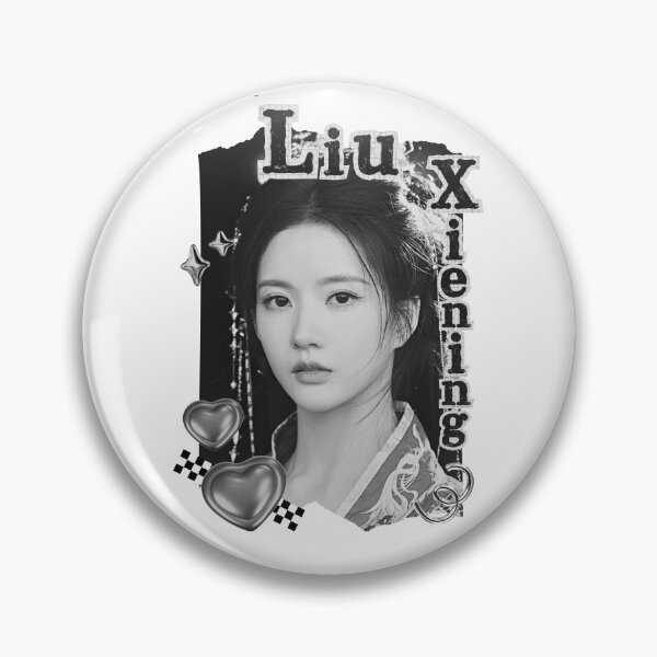 Item preview, Liu Xiening (刘些宁) Chinese Actress Art Chinese Celebrity Illustration Black and White Collage Digital Art Portrait designed and sold by AJUNICE STUDIO.