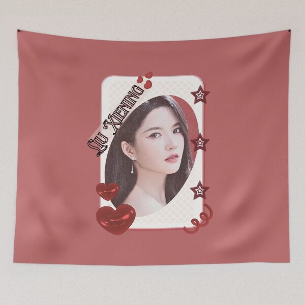 Item preview, Liu Xiening (刘些宁)) Portrait Chinese Actress Art Chinese Celebrity Illustration portrait illustration Red Aesthetic Collage Design designed and sold by AJUNICE STUDIO.