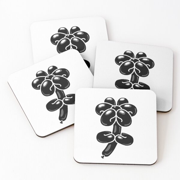Item preview, Black Balloon Flower designed and sold by zuperelectracat.