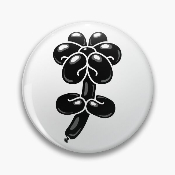 Item preview, Black Balloon Flower designed and sold by zuperelectracat.