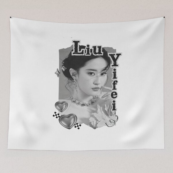 Item preview, Liu Yifei (刘亦菲) Chinese Actress Art Chinese Celebrity Illustration Black and White Collage Digital Art Portrait designed and sold by AJUNICE STUDIO.
