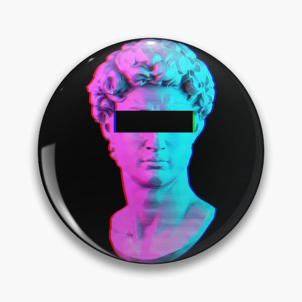 Item preview, Vaporwave Statue Glitch - Censored David Aesthetic designed and sold by Finik-store.