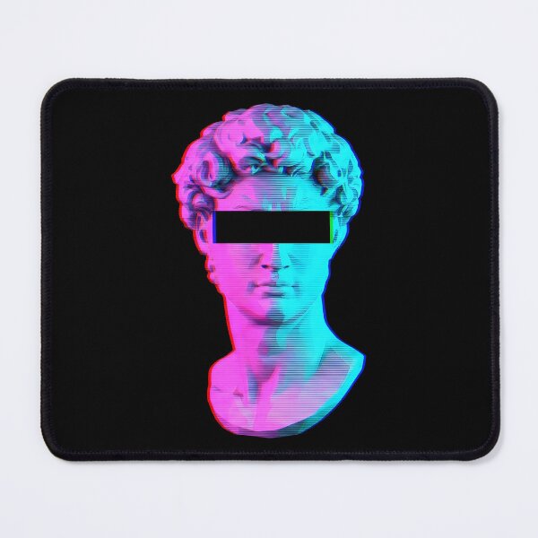 Item preview, Vaporwave Statue Glitch - Censored David Aesthetic designed and sold by Finik-store.