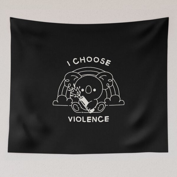 Item preview, I Choose Violence Kawaii Koala by Tobe Fonseca designed and sold by Tobe Fonseca®.
