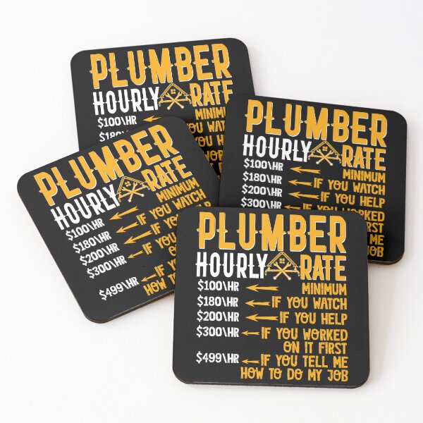 Item preview, Hilarious Plumber Hourly Rate Price List Funny Humor Design designed and sold by Nocturnal-Vines.