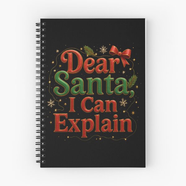 Item preview, Dear Santa, I Can Explain  designed and sold by Kala Design.